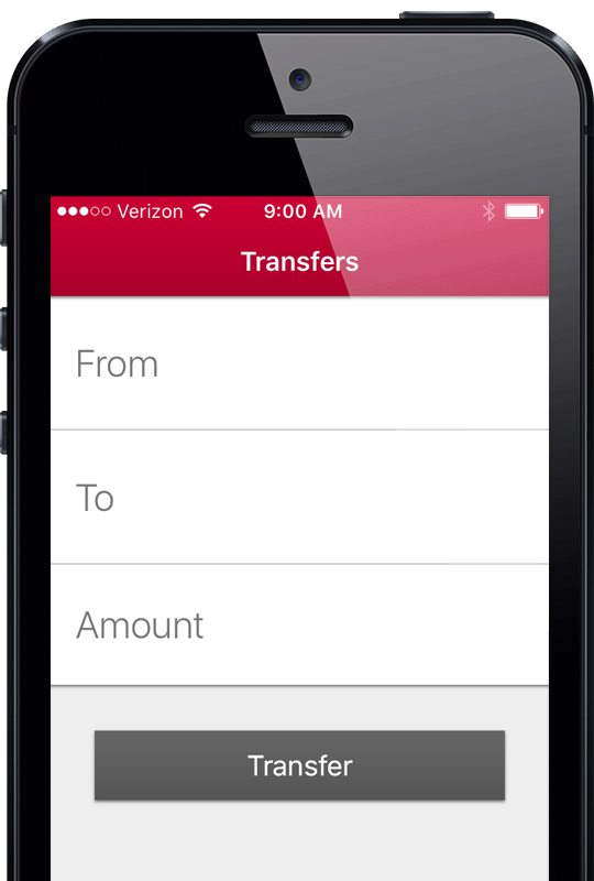 Mobile Banking transfer