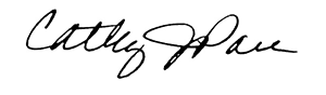 Cathy J. Pace Signature