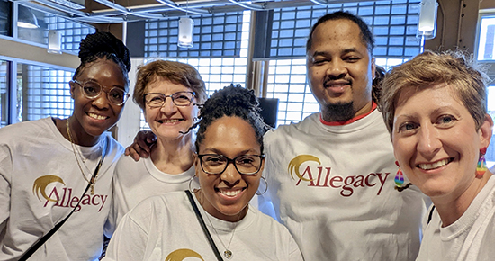 Allegacy employees selfie