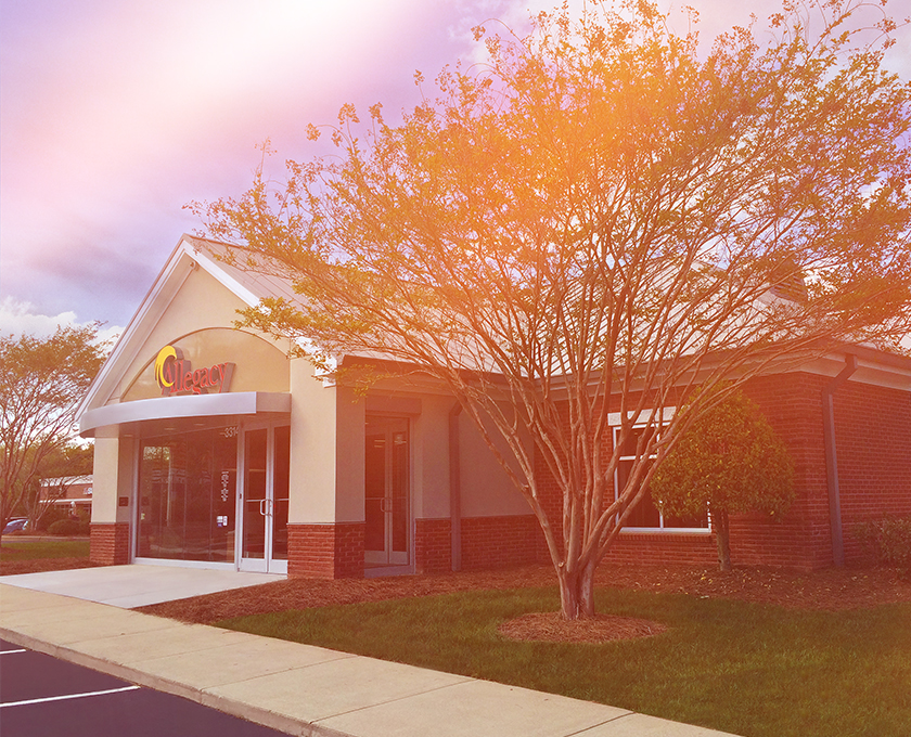 Exterior of financial institution