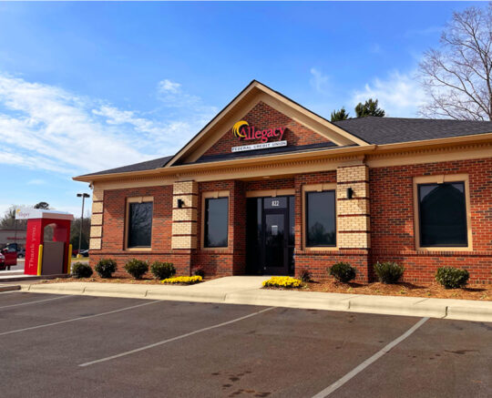 Exterior of financial institution