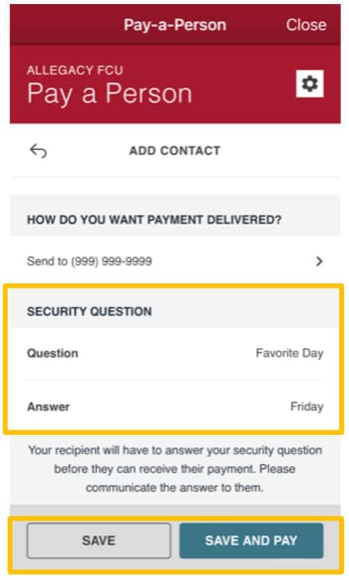 pay-a-person instructions