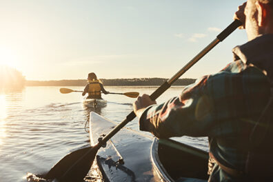 kayak-at-sunset