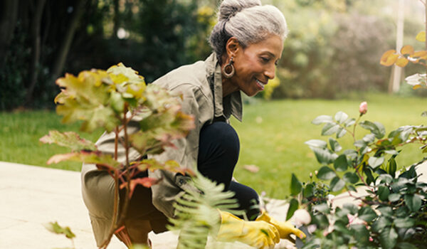 lady gardening