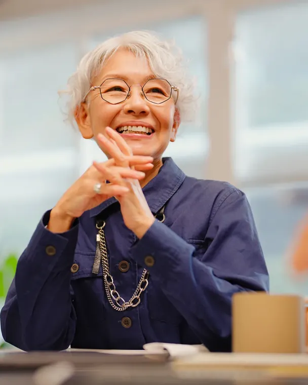 older female advisor